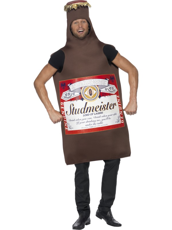 Studmeister Beer Bottle Costume -  Brown - 20391