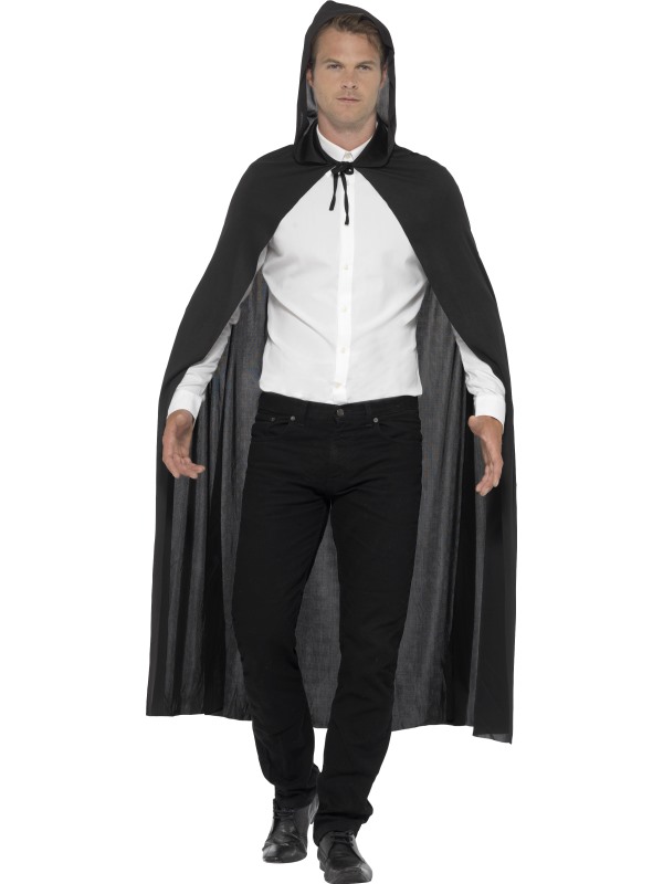 Hooded Vampire Cape -  Black - 21311