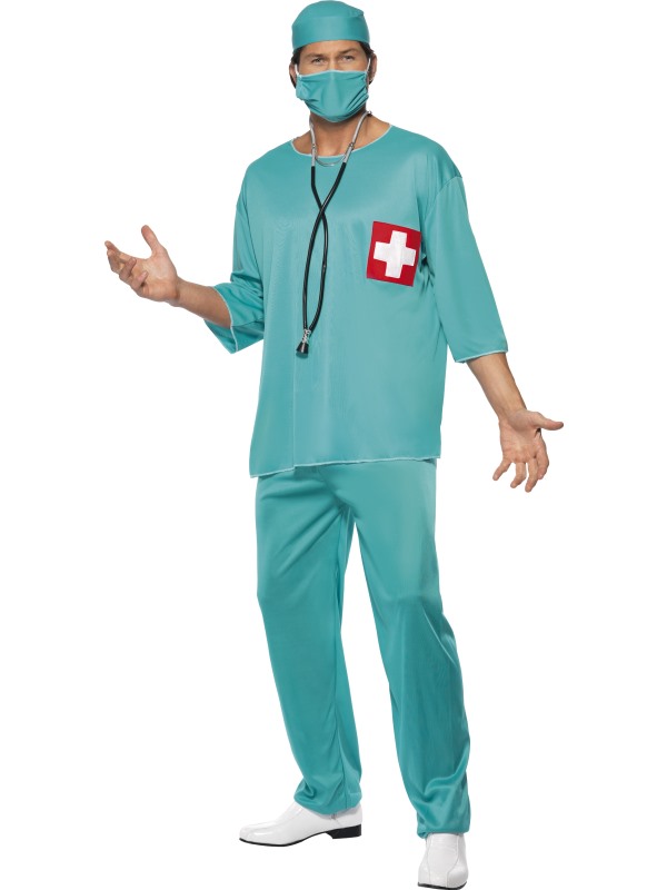 Surgeon Costume -  Green - 21781M