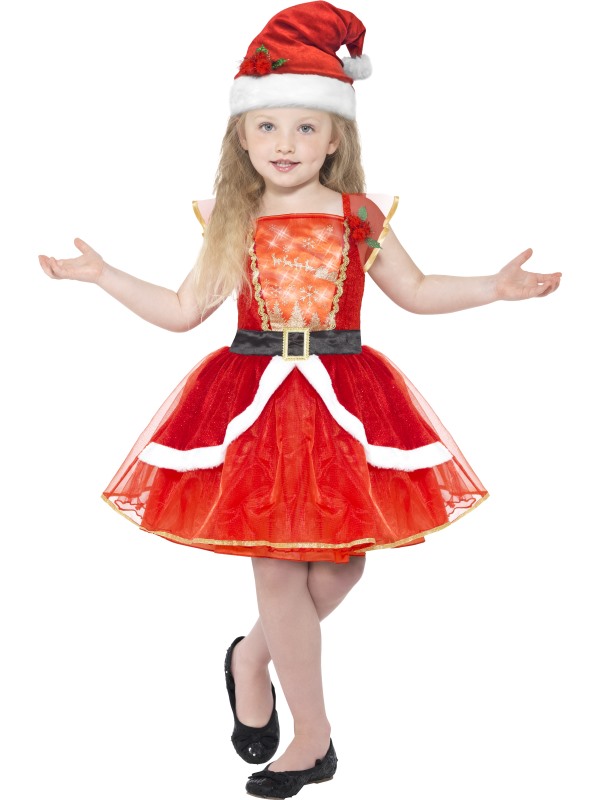 Miss Santa Costume -  Red - 21832L