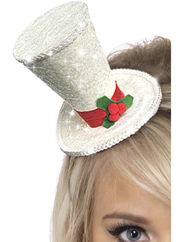 Mini Top Hat -  White - 22046