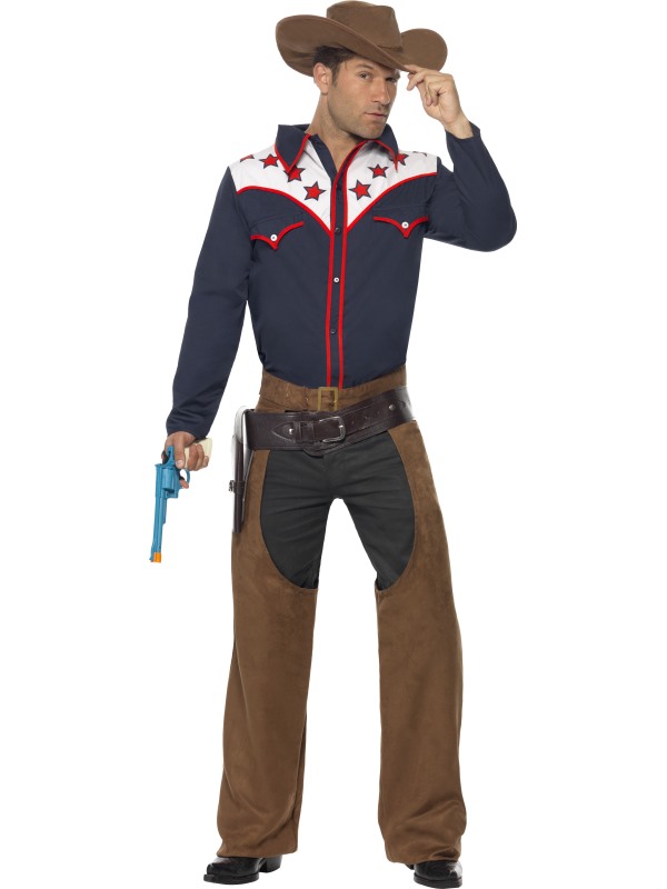 Rodeo Cowboy Costume -  Blue - 22664M