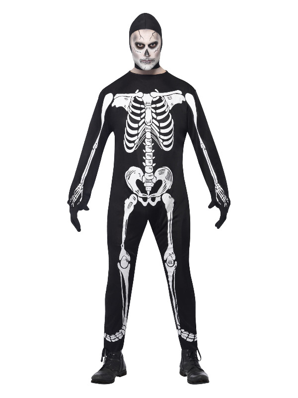 Skeleton Costume -  Black - 23032M