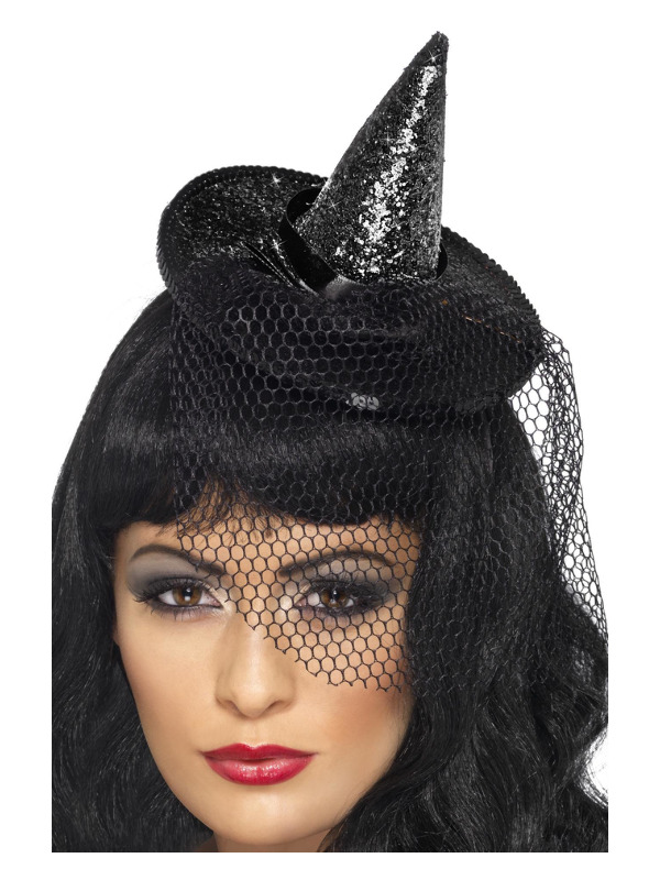 Mini Witch's Hat -  Black - 23036