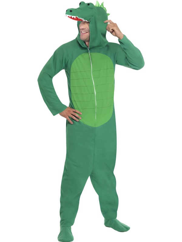 Crocodile Costume -  Green - 23631M