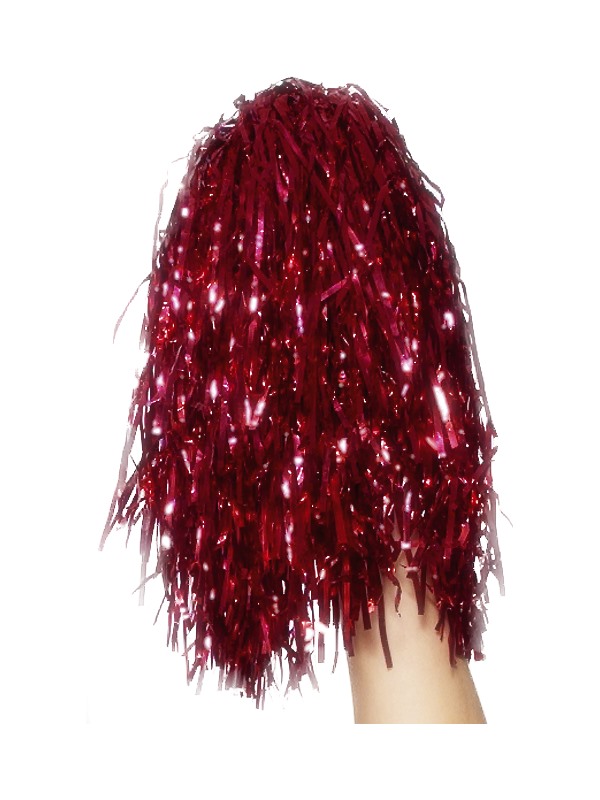 Pom Poms Metallic -  Red - 24177