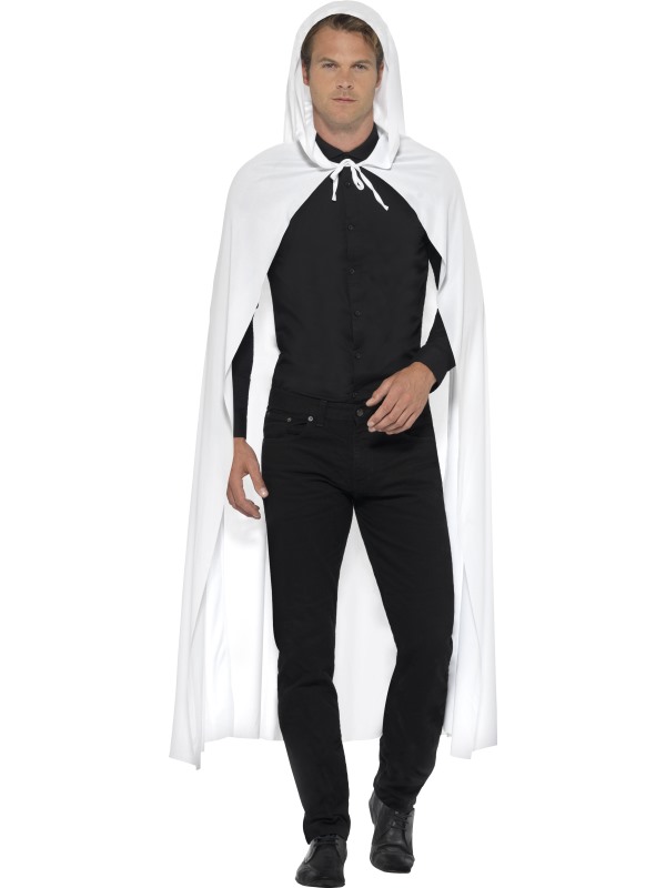 Hooded Cape -  White - 24482