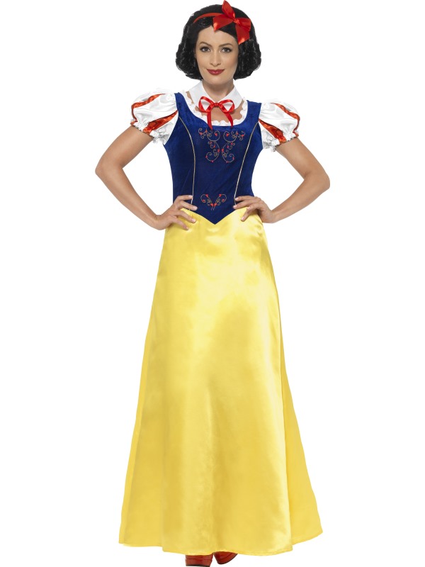 Princess Snow Costume -  Yellow - 24643XS