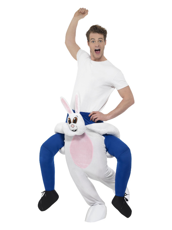 Piggyback Rabbit Costume -  White - 24653