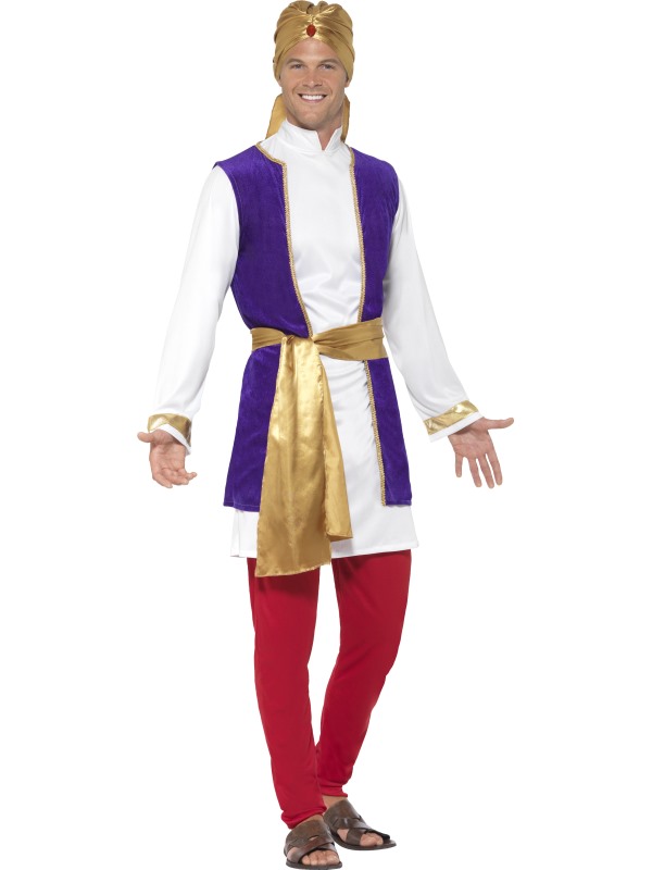 Arabian Prince Costume -  Multi-Coloured - 24703M