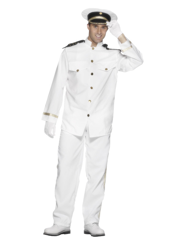 Captain Costume -  White - 24850XL