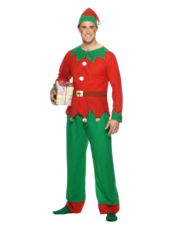 Elf Costume -  Red & Green - 26025M