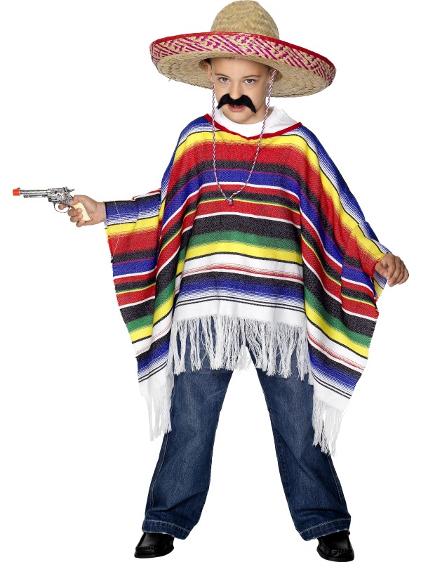 Poncho -  Multi-Coloured - 27210