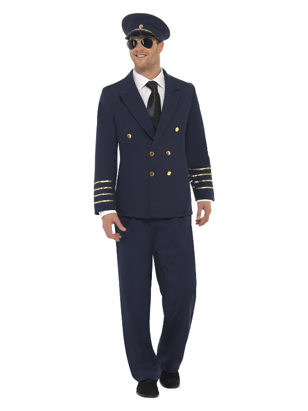 Pilot Costume -  Navy Blue - 28621M