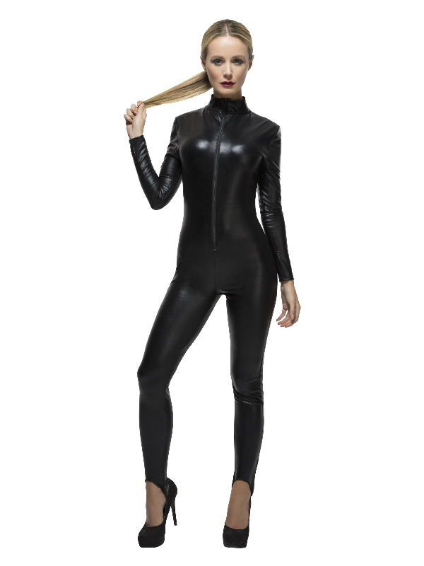 Fever Miss Whiplash Costume -  Black - 28629L