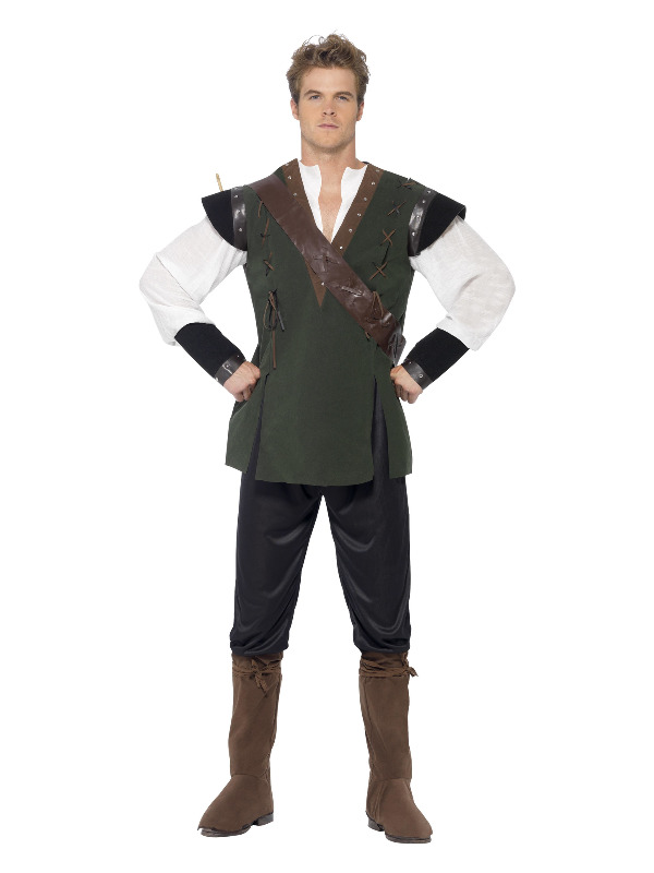 Robin Hood Costume -  Green - 29076M