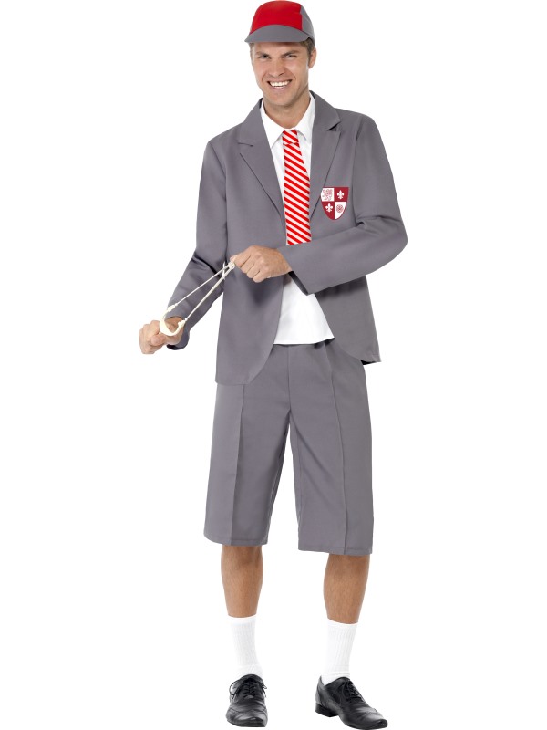 Schoolboy Costume -  Grey - 31082M