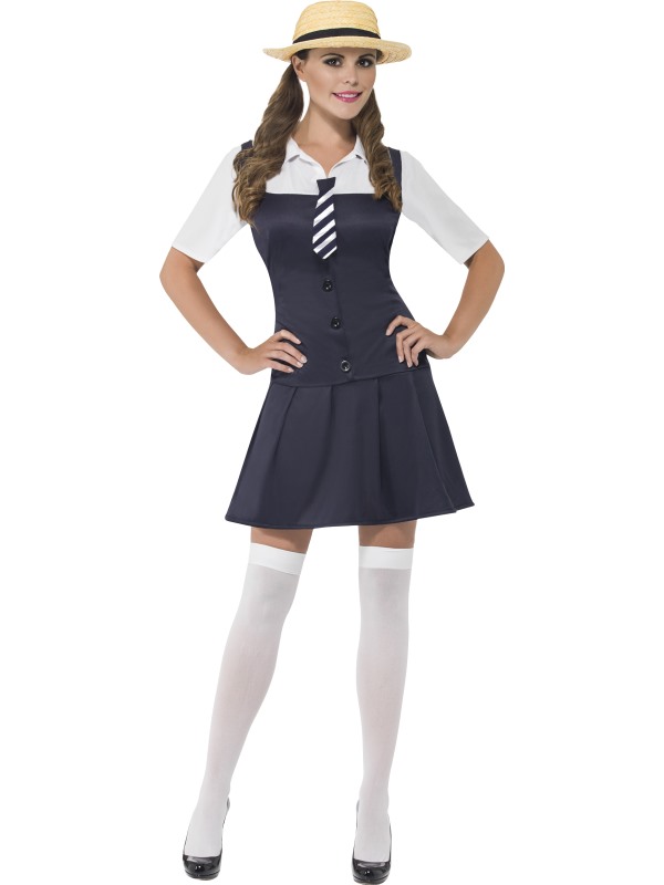 School Girl Costume -  Black - 31105S