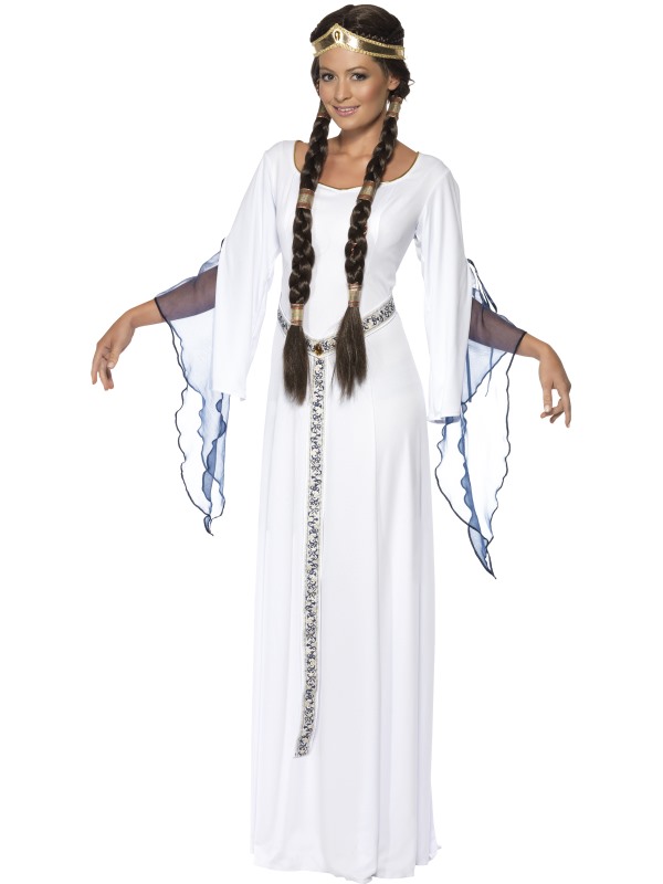 Medieval Maid Costume -  White - 33409M