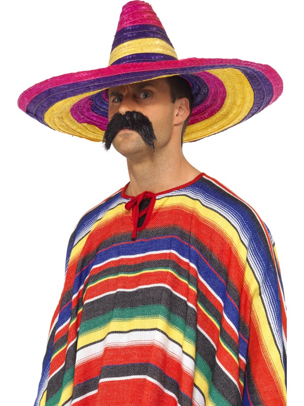 Large Sombrero -  Multi-Coloured - 34742