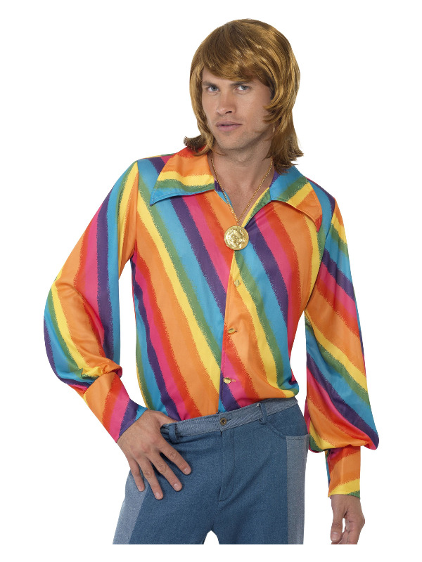 70s Colour Shirt -  Rainbow - 35384M