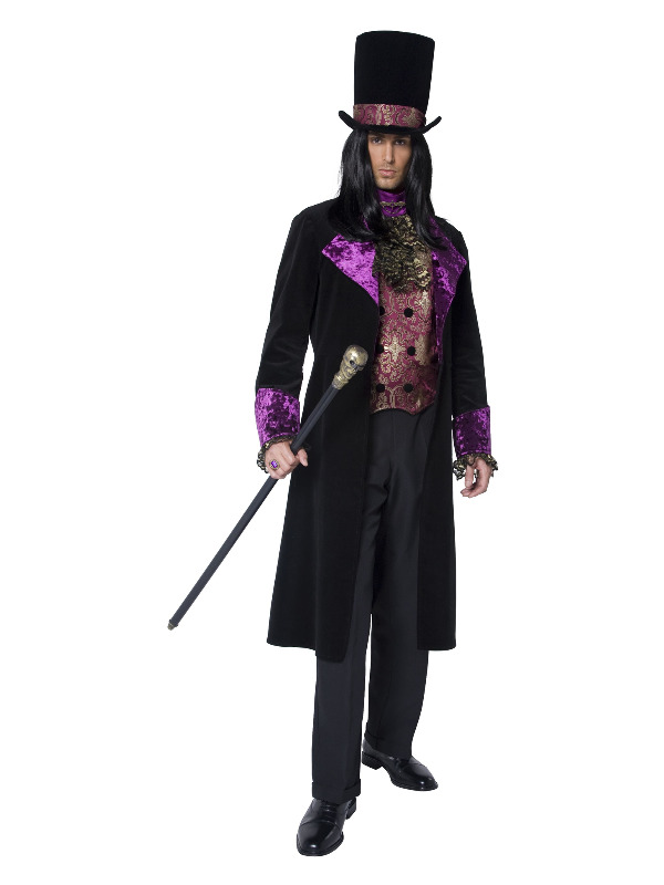 The Gothic Count Costume -  Black - 36117M