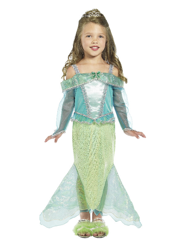 Mermaid Princess Costume -  Green - 36165T2