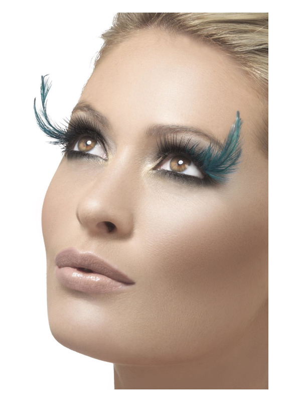 Eyelashes -  Black & Green - 37133