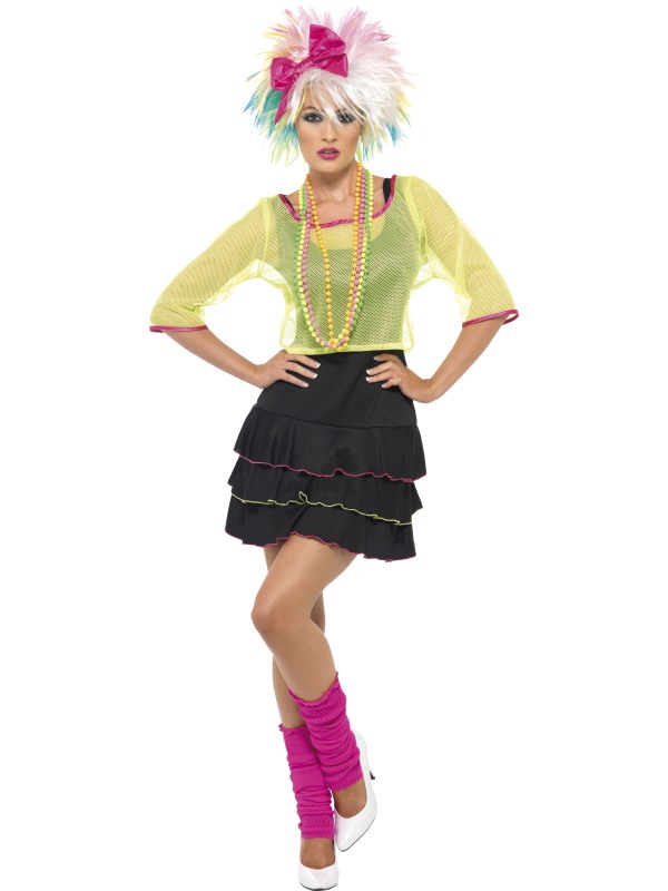 80s Pop Tart Costume -  Black & Yellow - 38823M