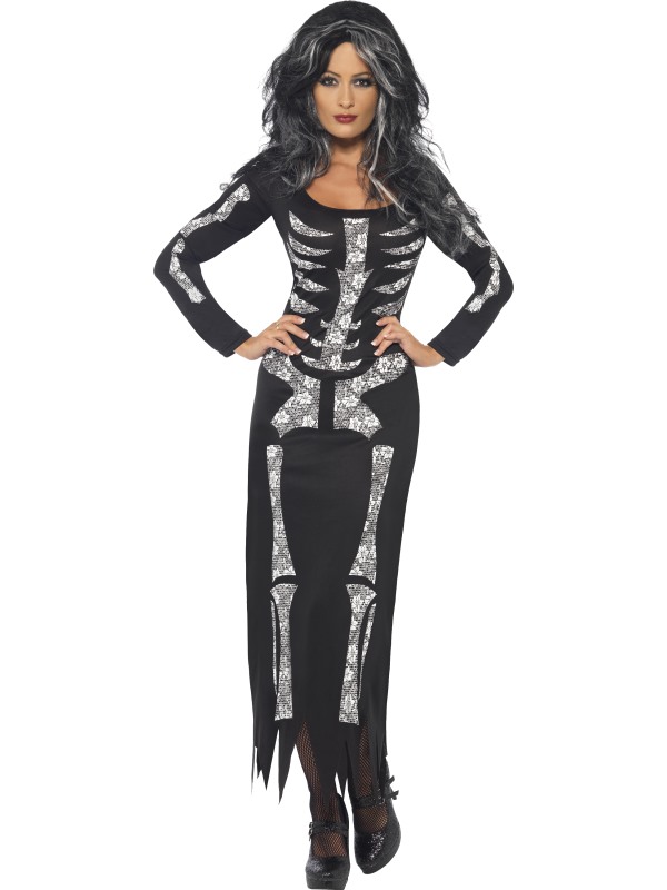 Skeleton Costume -  Black - 38873S