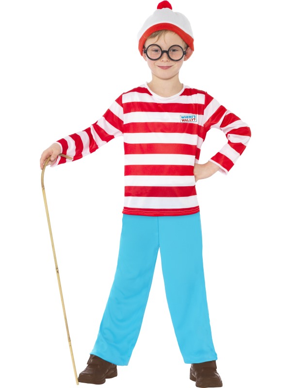 Where's Wally? Costume -  Red & White - 39971S