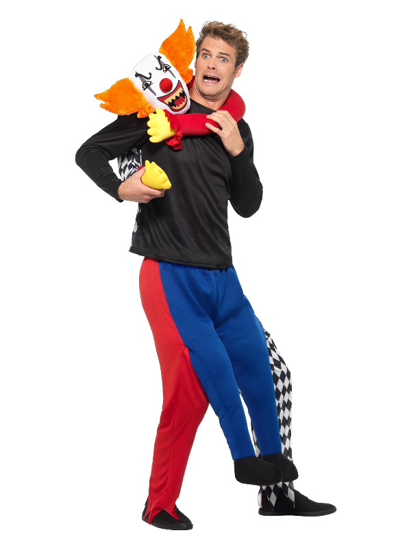 Piggyback Kidnap Clown Costume -  Multi-Coloured - 40330
