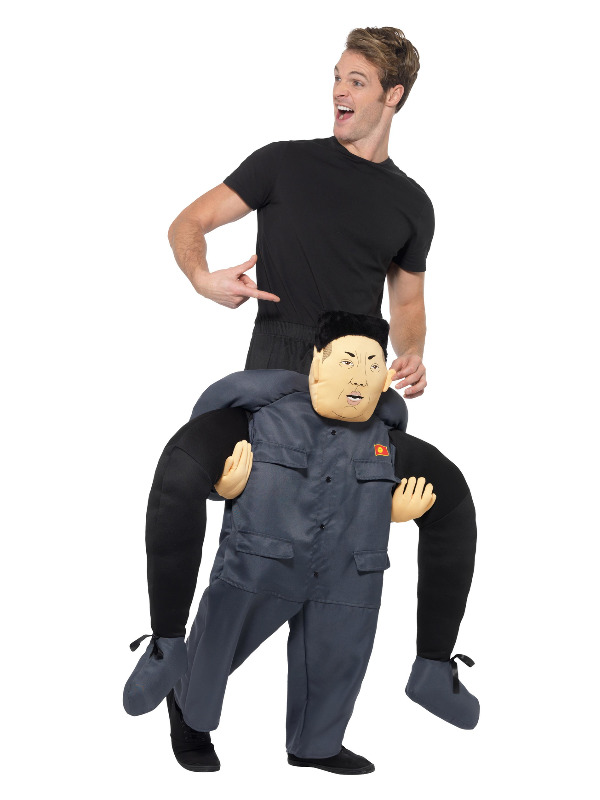 Piggyback Dictator Costume -  Grey - 40387