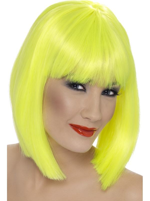 Glam Wig -  Neon Yellow - 42143