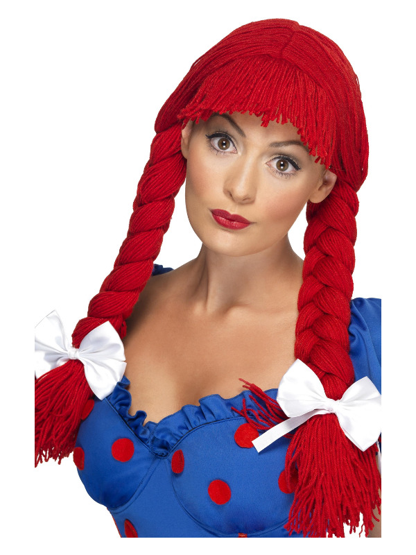 Rag Doll Wig -  Red - 42233