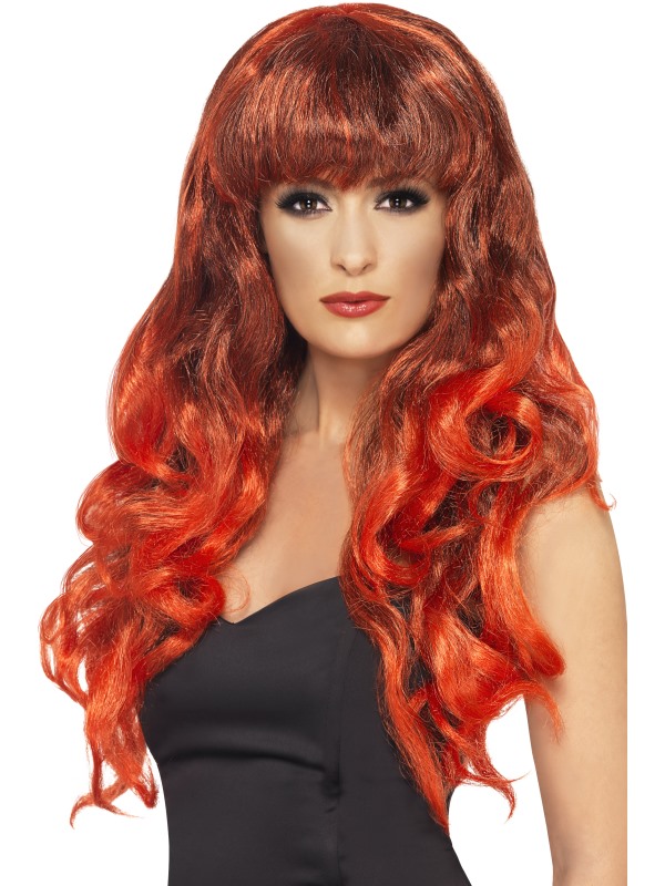 Siren Wig -  Red & Black - 42267