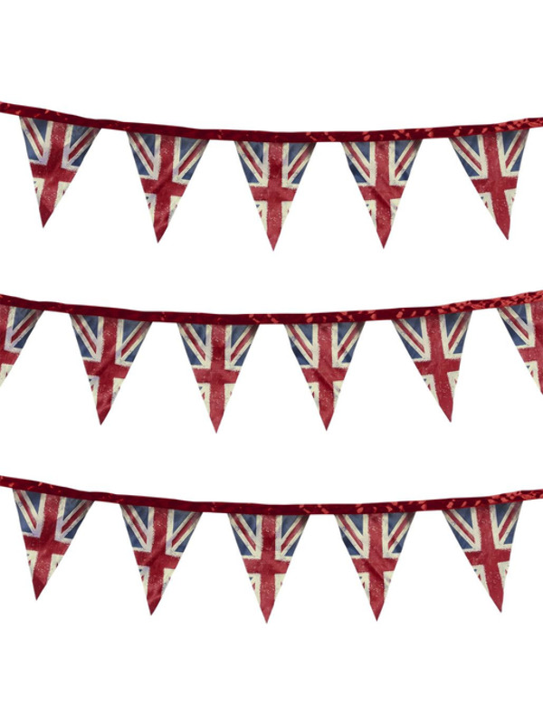 Union Jack Fabric Bunting  - 42324