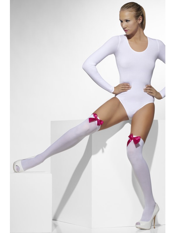 Opaque Hold-Ups -  White - 42766