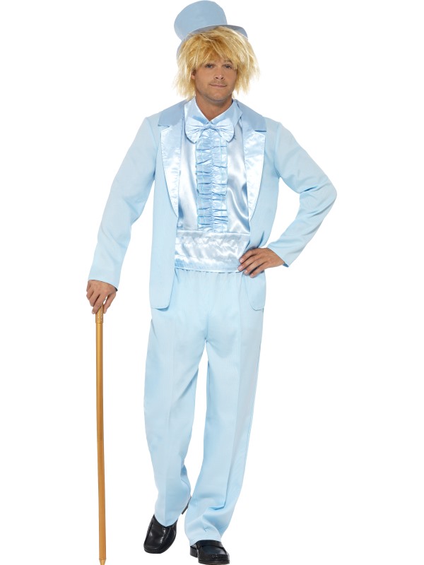 90s Stupid Tuxedo Costume -  Blue - 43203XL