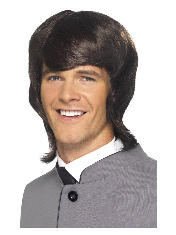 60s Male Mod Wig -  Brown - 43233