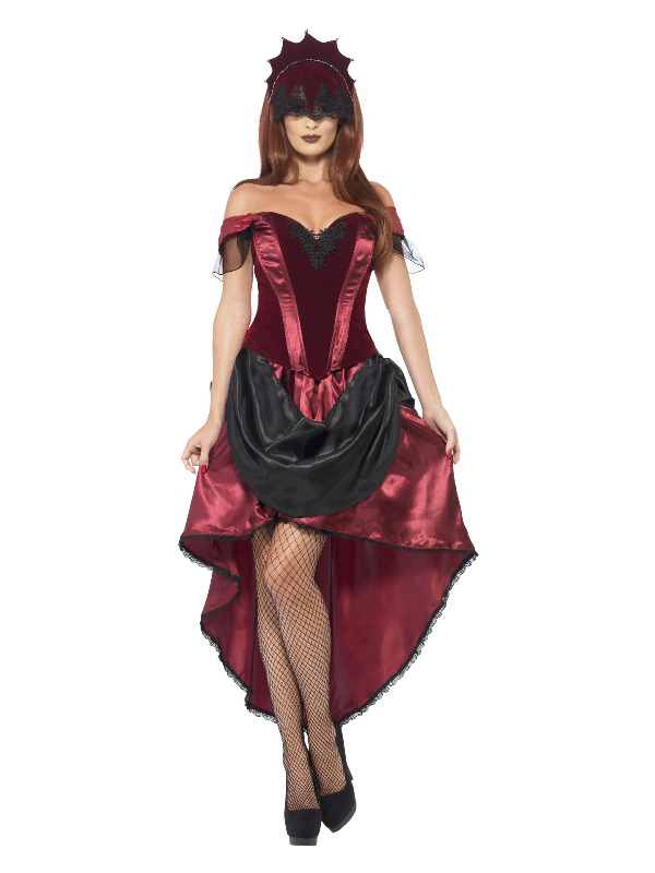 Venetian Temptress Costume -  Red - 43743M