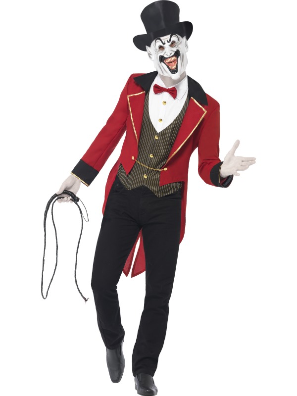 Sinister Ringmaster Costume -  Red - 44007L