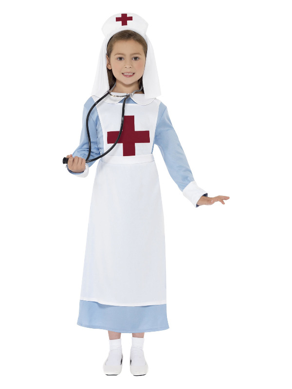WW1 Nurse Costume -  Blue - 44026T