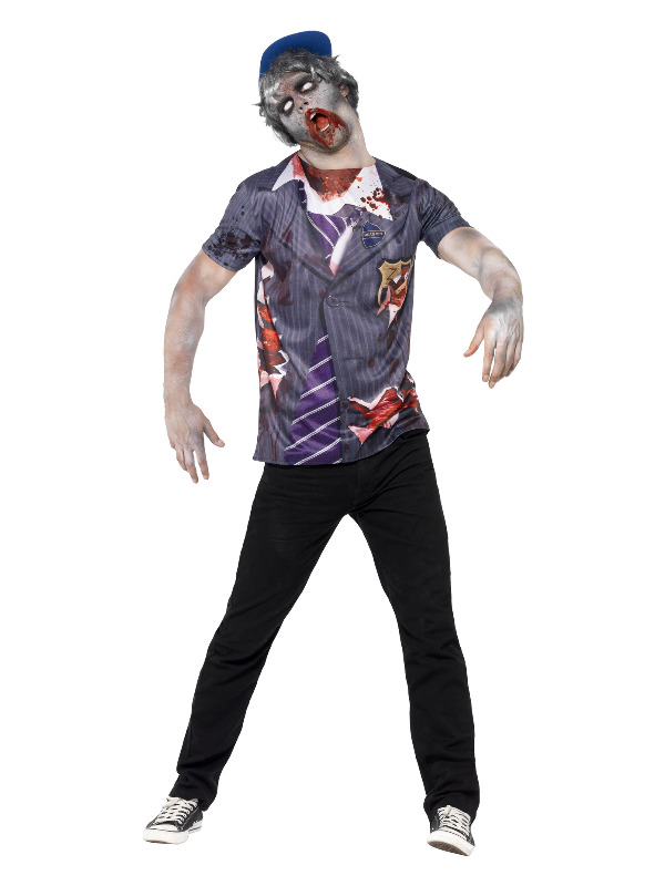 Zombie School Boy -  Grey - 44371L