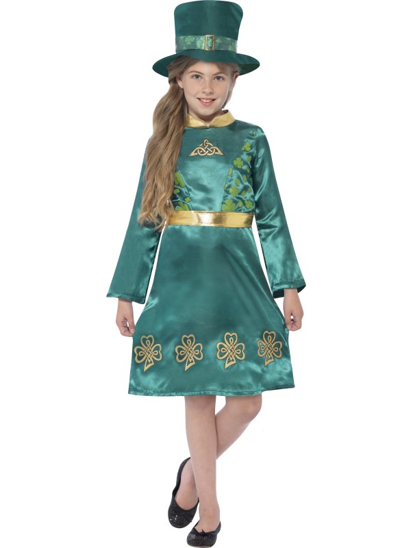 Leprechaun Girl Costume -  Green - 44403M