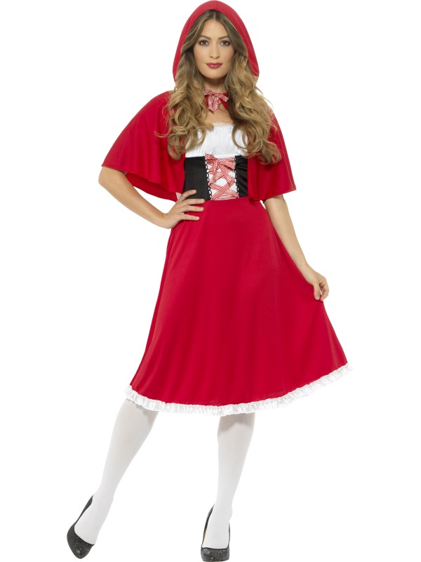 Red Riding Hood Costume -  Red - 44686XS