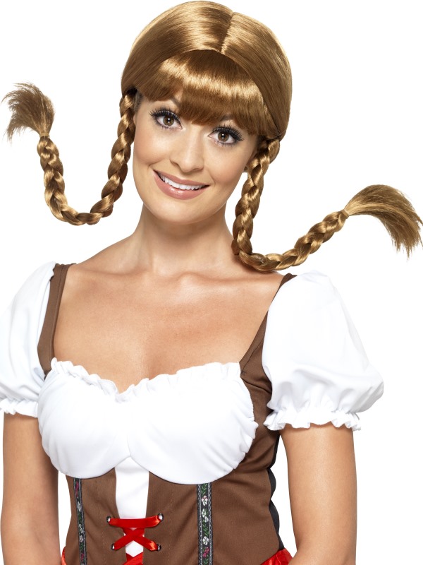 Bavarian Babe Wig -  Plaited -  Brown - 45228