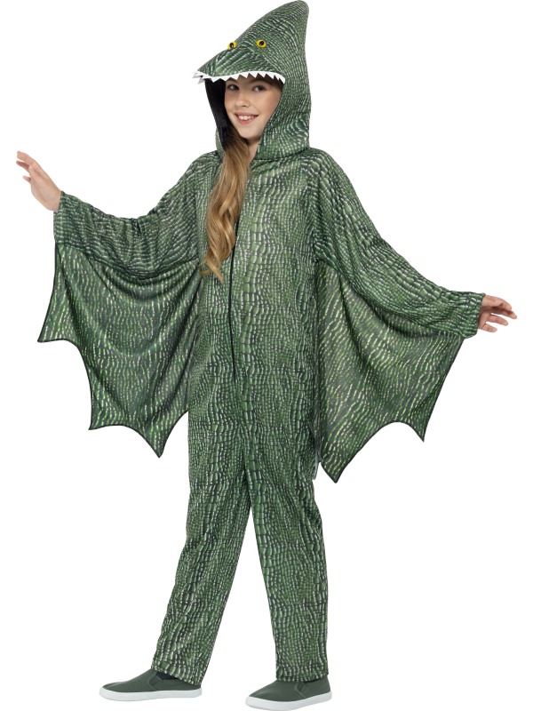 Pterodactyl Dinosaur Costume -  Green - 45282L