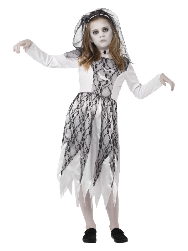 Ghostly Bride Costume -  Grey - 45481L