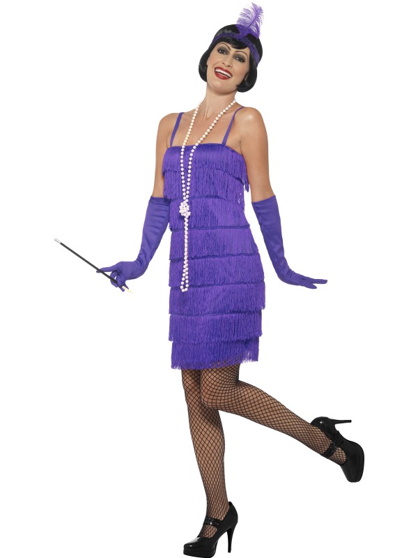 Flapper Costume -  Purple - 45500M